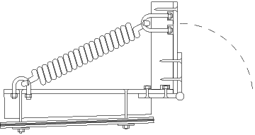 spring mount - side view